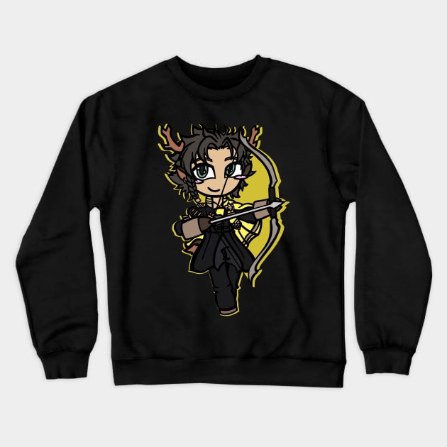 FE3H | Deer Claude Crewneck Sweatshirt by ScribbleSketchScoo